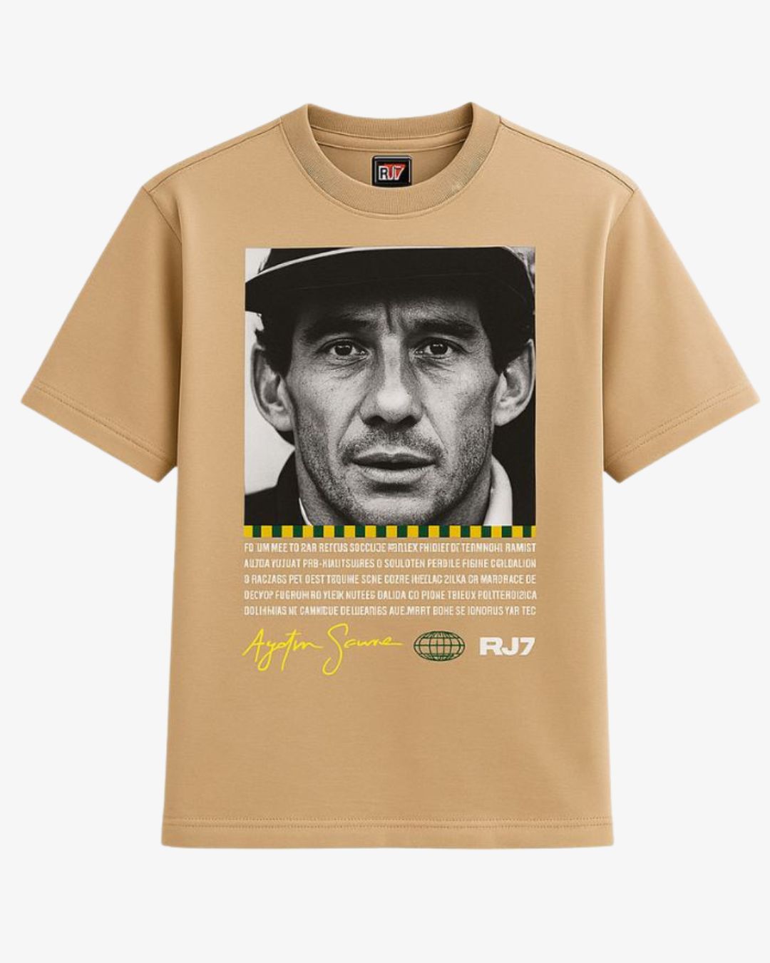 Camiseta oversized Ayrton Sena - Frente