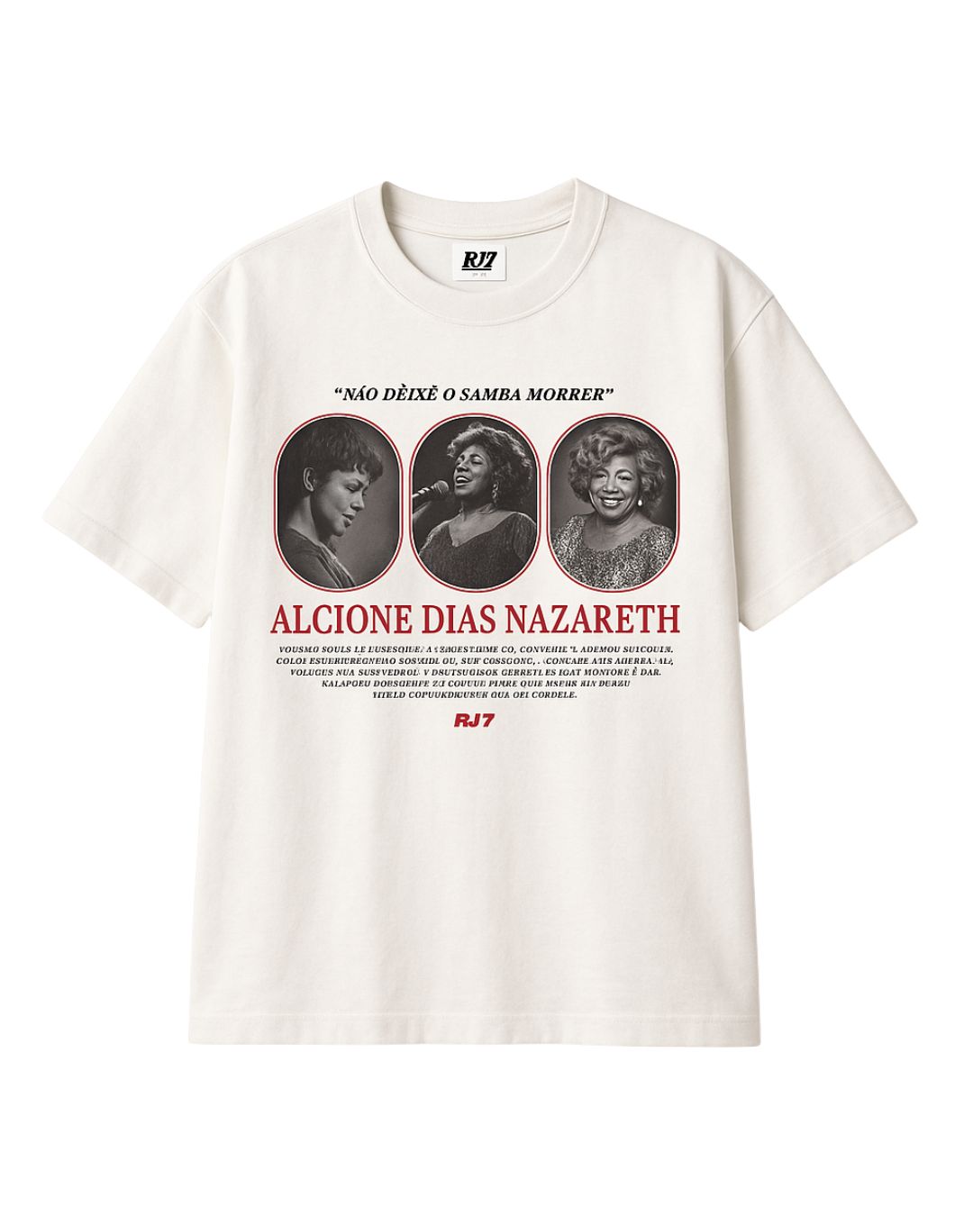 Camiseta oversized da Alcione