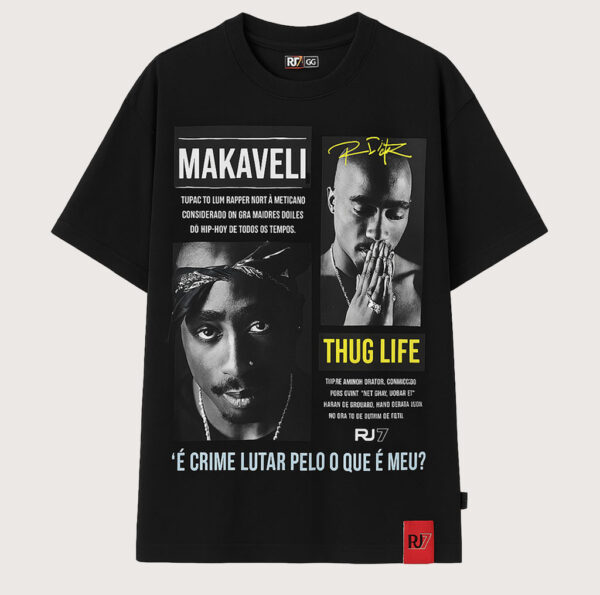 CAMISETA OVERSIZED MAKAVELI TUPAC
