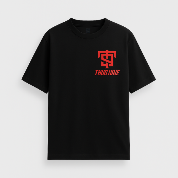 CAMISETA THUG NINE PRETA