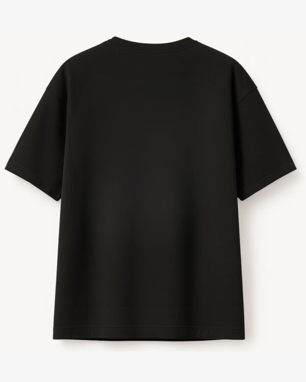 CAMISETA OVERSIZED PRETA LISA - Imagem 2