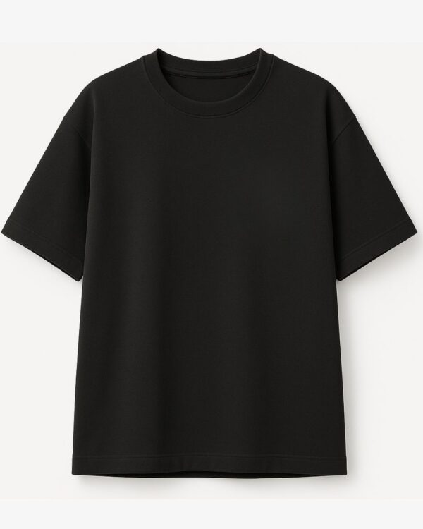 CAMISETA OVERSIZED PRETA LISA